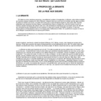 Aperçus historiques sur le vieil Alençon à propos de la Briante et de la rue aux Sieurs  / par Louis Duval